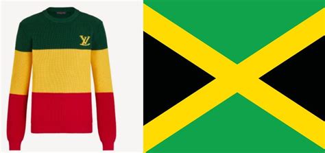 lv jamaican stripe|“Jamaican Stripe” $1,340 Pullover Promoted by Louis Vuitton as .